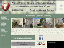 Tablet Screenshot of landmarksmiles.com